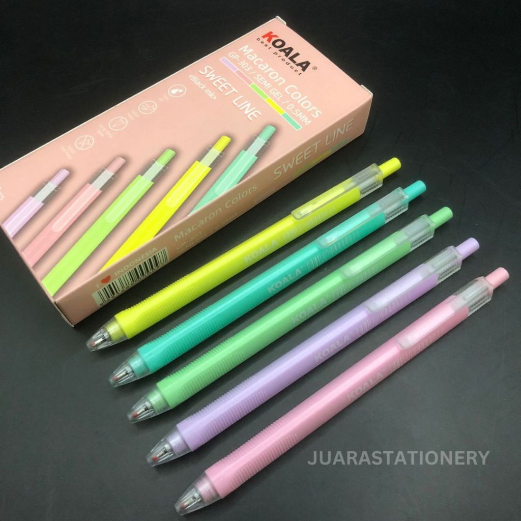 

Pulpen Koala Triangular Pastel GP-303 0.5mm (356)