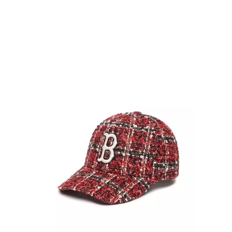 MLB BASEBALL CAP Jennie Tweed Cap Boston - Red