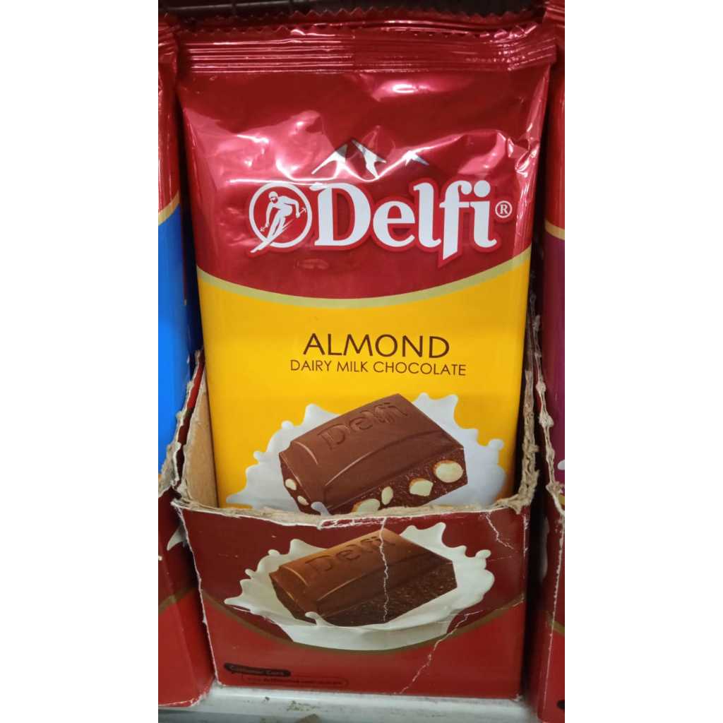 

DELFI BAR ALMOND DAIRY MILK CHOCOLATE 125