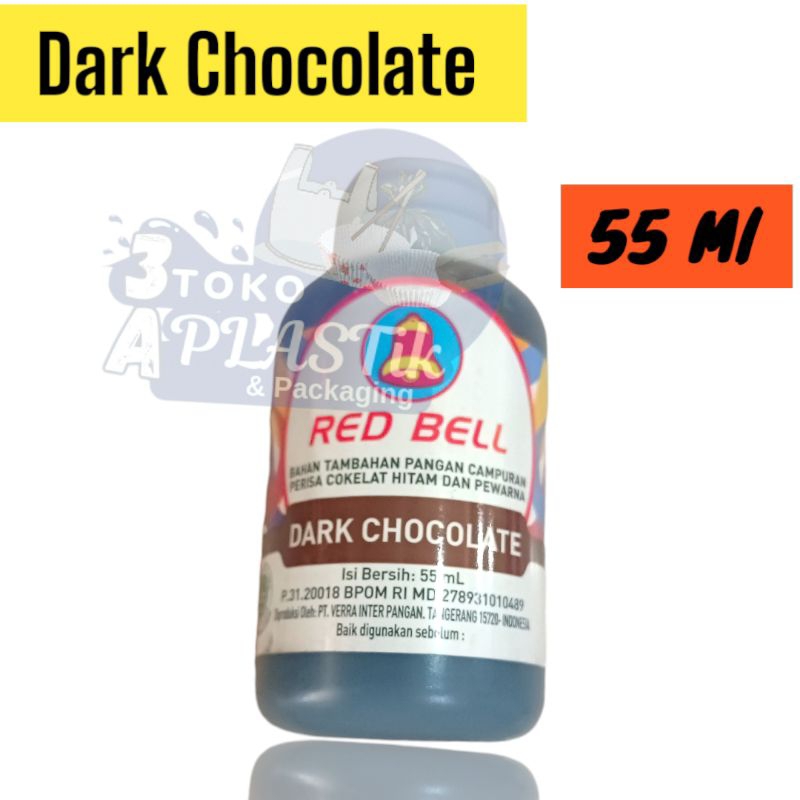 

PASTA PERISA RASA DARK CHOCHOLATE MERK RED BELL 55 ml