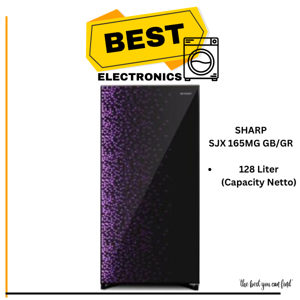 Kulkas 1 Pintu Sharp SJX 165 MG Sharp SJX165MG 165MG 165 MG 165 1Pintu Lemari Es 1Pintu Sharp Kulkas