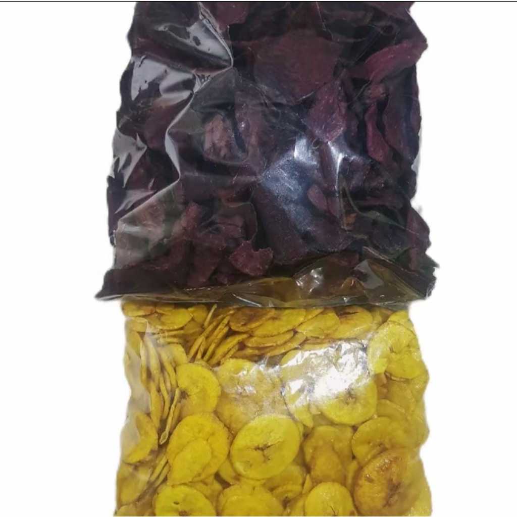 

Paket Bundling Kripik Pisang Manis & Keripik Ubi Ungu Manis