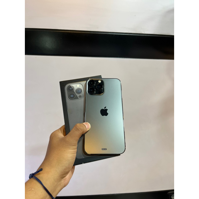 Iphone 13 promax 128 gb ibox Like New Graphhite