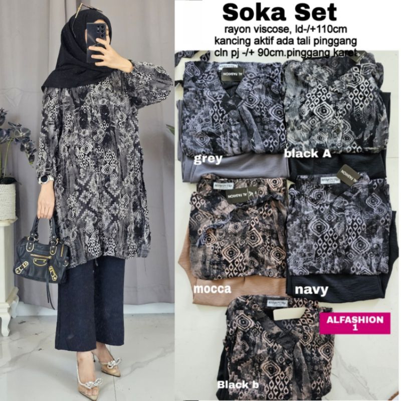 Soka set// Original by Alfashion// Solo.Indonesia