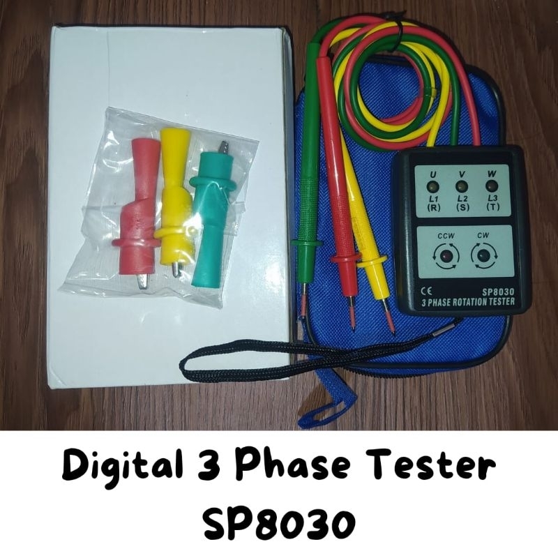 digital three 3 phase indicator SP8030 Sequence Rotation Tester