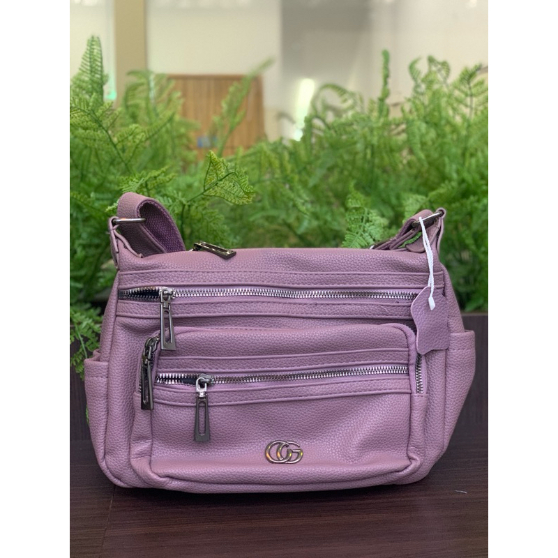 Tas Wanita Ungu Purple Shoulder Bag