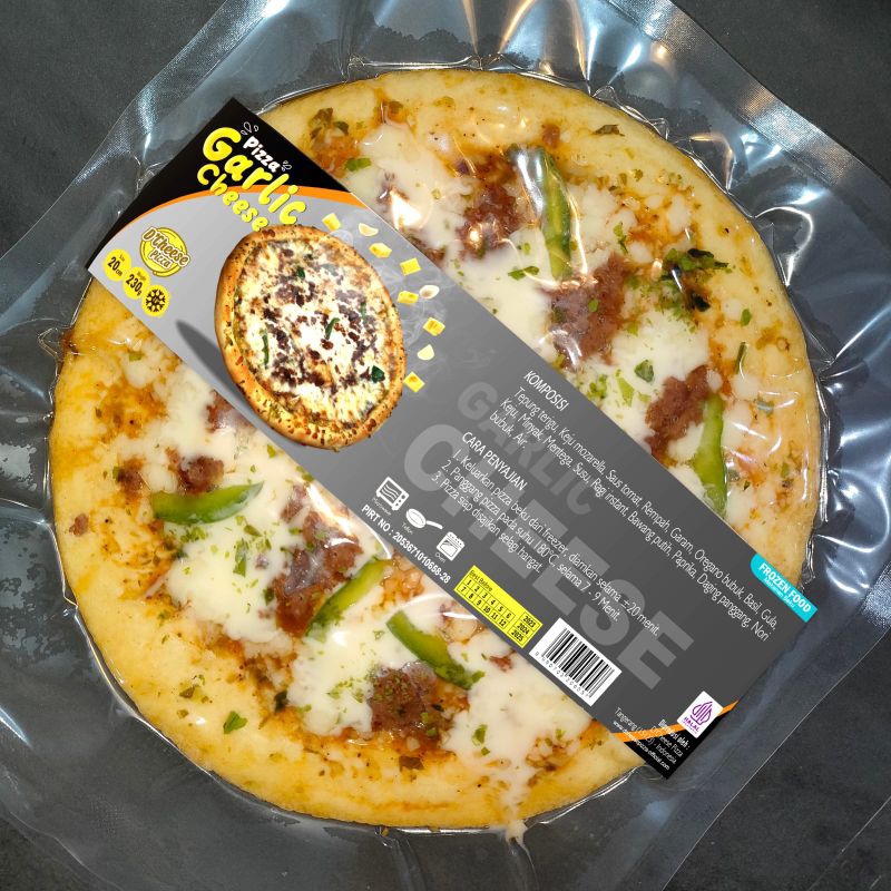 

PIZZA PAN GARLIC CHEESE 20cm Halal Frozen food