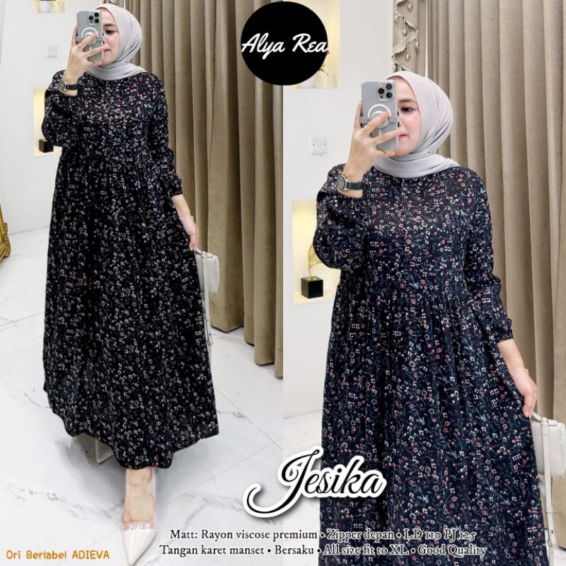 BENITA MAXY BY WW GAMIS PREMIUM BAHAN ADEM // FALIA MAXY BY WW // BEST SELLER