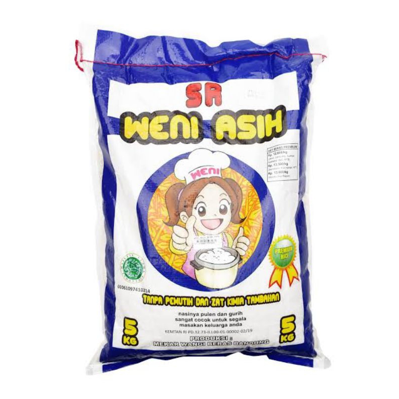 

Weni Asih SR Beras Premium 5kg