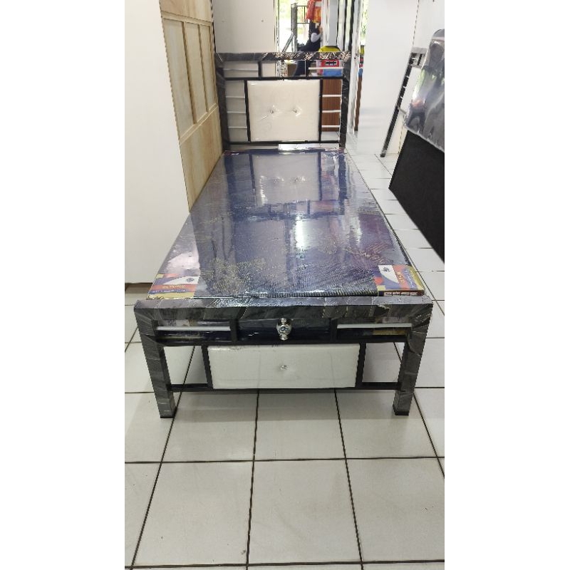 Ranjang Besi&Kasur Olympic 90x200cm