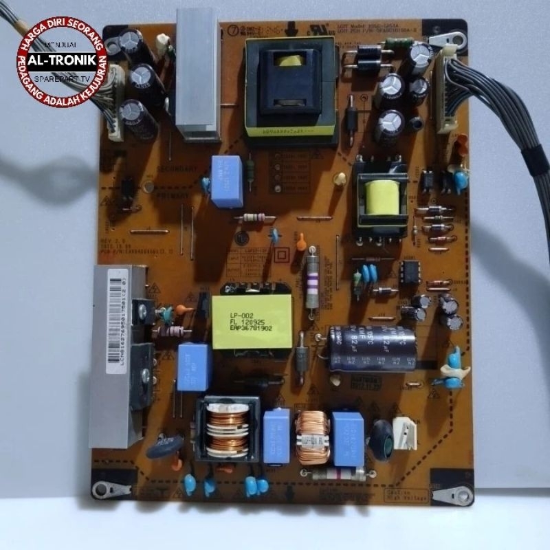 POWER SUPLAY TV LG 42 INCH MODEL 42LM3410-TC REGULATOR POWER SUPPLY PSU LG 42LM3410 42LM