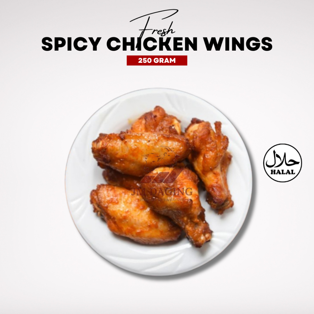 

Spicy Chicken Wings Premium Sayap Ayam Bumbu Pedas Halal Tangerang