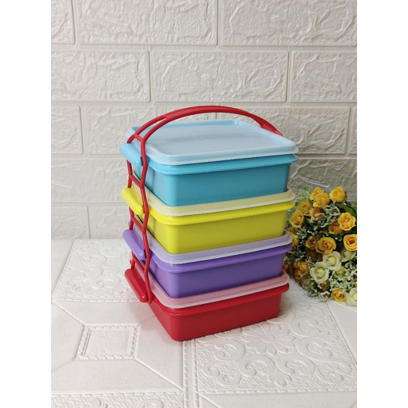 Rantang Tupperware - Rantang Plastik - Carry All Set Tupperware Original