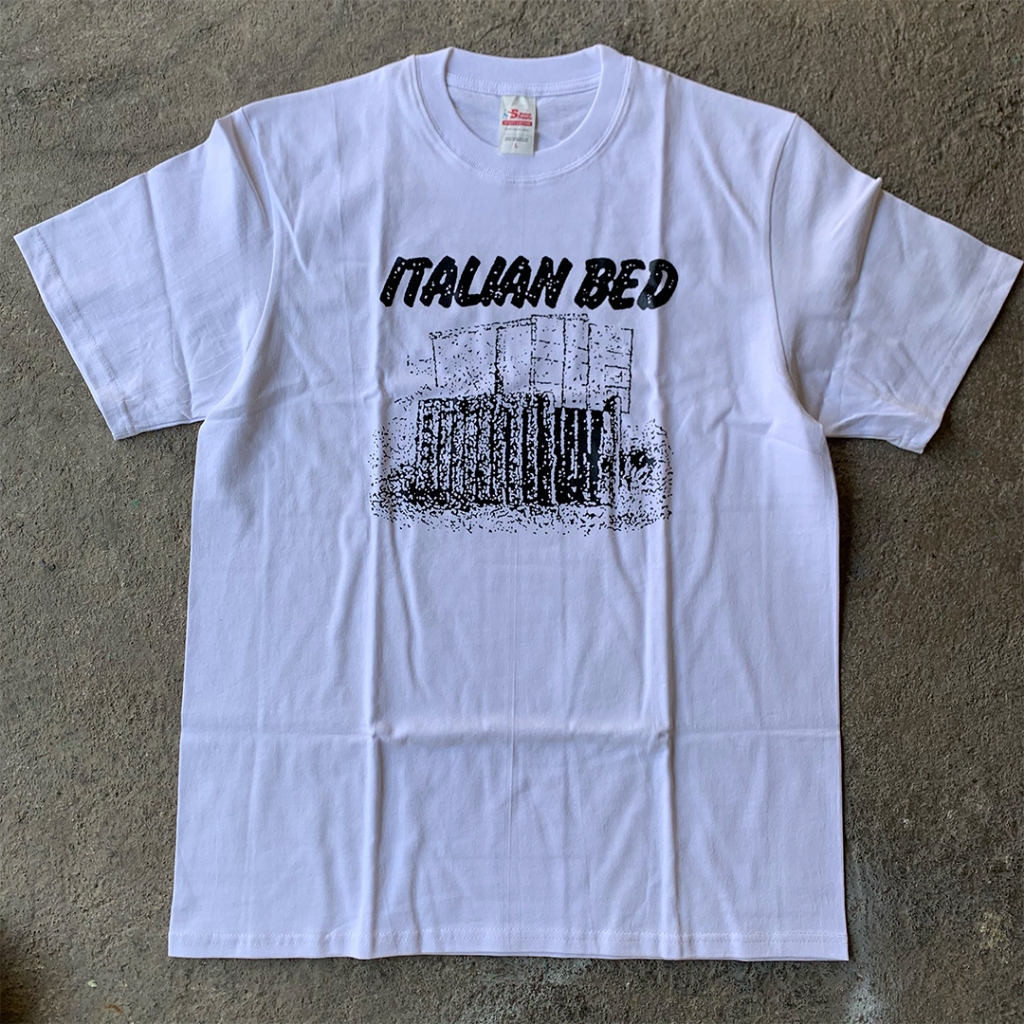Tshirt Kaos Band ITALIAN BED / TENANT RECORDING & FMC RECORDS | size L | NEW