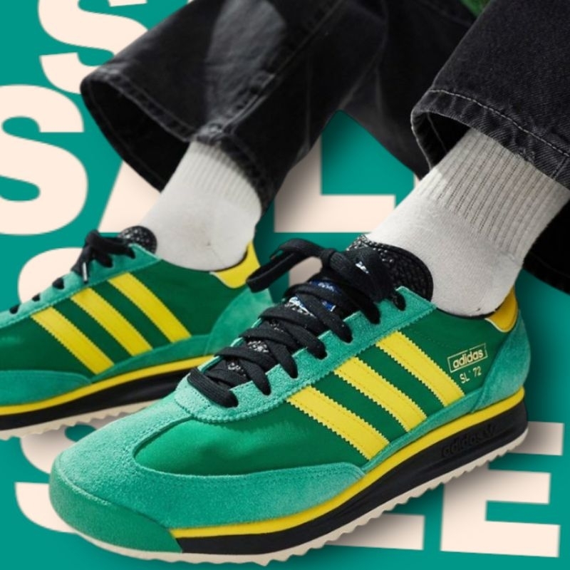 [LIMITED STOCK] ADIDAS SL 72 GREEN YELLOW