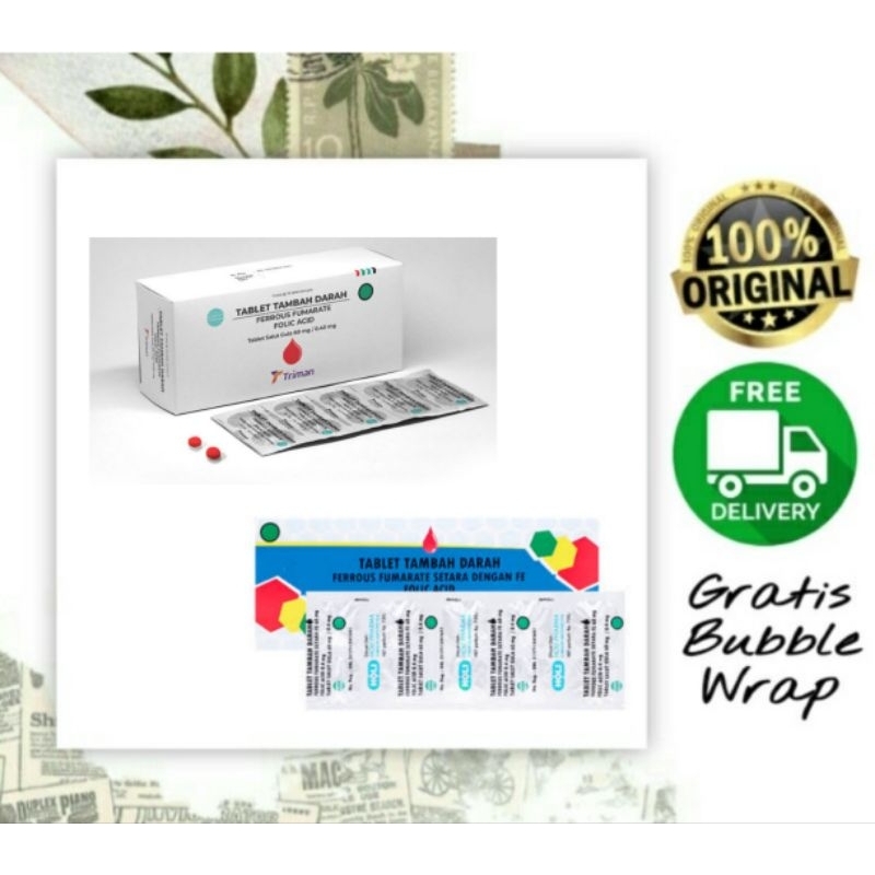 Obat anemia / Tablet Zat Besi Marin Holi Pharma Triman