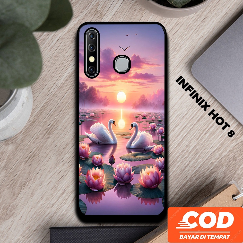 [A87] CASING HANDPHONE INFINIX HOT 8 - CASING INFINIX HOT 8 - CASING FASHION VIRAL - CASE AESTHETIC 