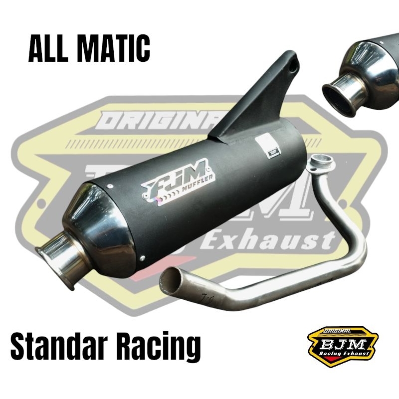 Knalpot Original FJM Model Moncong Shijiro Beat Scoopy Nmax Aerox Vario Pcx