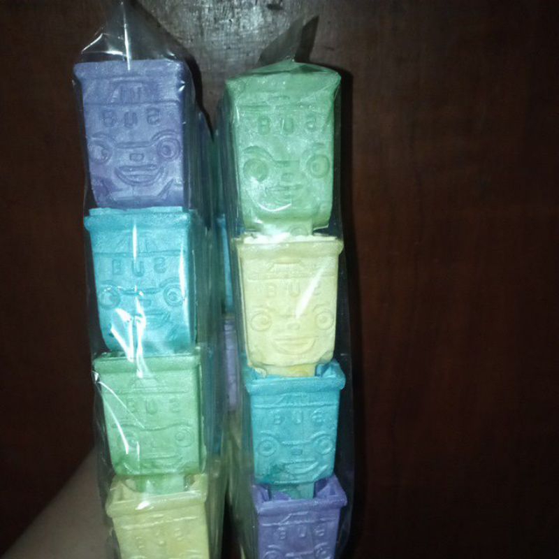 

cone ice cream karakter Bus/Tayo 1bal isi 400pcs