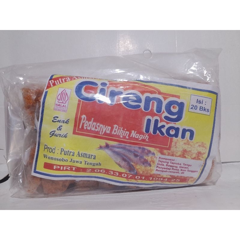 

CIRENG IKAN PEDAS GURIH ISI 20 Pcs