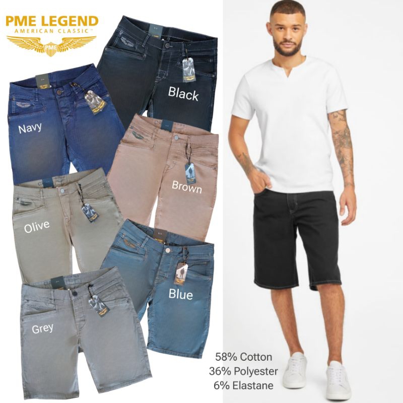 PME LEGEND Curtis Short Cotton Twill / celana pendek pria original branded terbaru