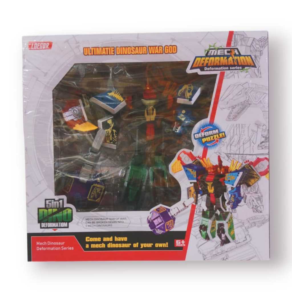 ASEMKAJKT - GEO MECHA CAPTAIN DINO TRANSFORMING ROBOT - ORIGINAL