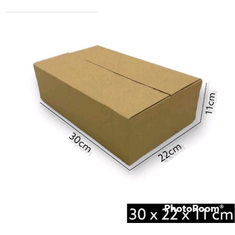 

kardus box Ukuran 30x22x11 cm single wall polos