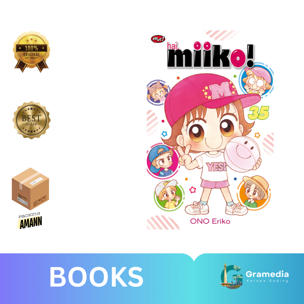 Gramedia MKG - Komik Hai, Miiko 35 - Bookpaper (Eriko Ono)
