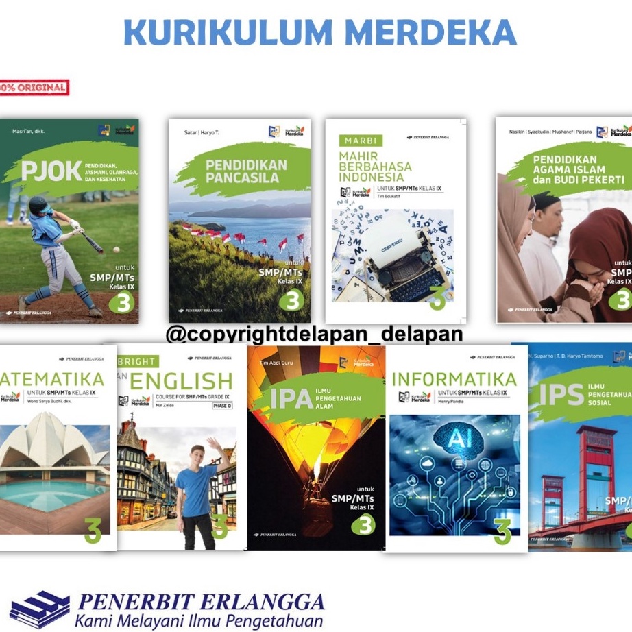 BARU RESTOK Buku Kurikulum Merdeka SMP Kelas 9  Kurikulum Merdeka