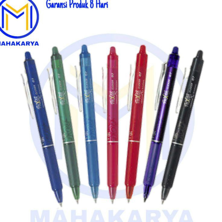 

KELUARAN TERBARU Pulpen Frixion Clicker PILOT 5 7 1Pcs Pulpen Bisa Dihapus Erasable Pen