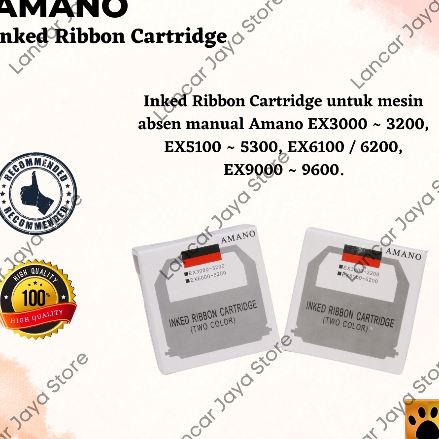 

DISKON SPESIAL Pita mesin absen Amano Ex35 Original