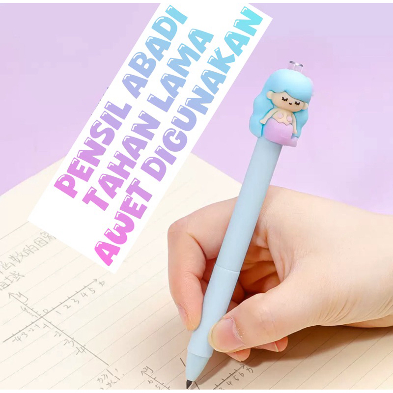 

Pensil Abadi Pensil Ajaib Magic Mermaid Astronot Unicorn -MAY160