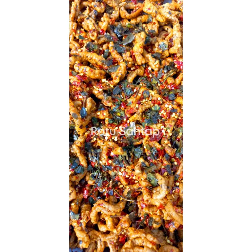 

Usus Crispy Pedas Daun Jeruk Renyah