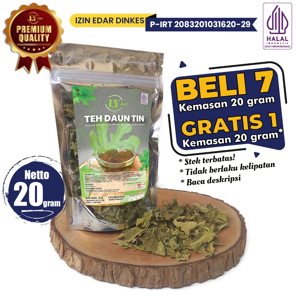 

Teh Daun Tin / Ara 20 Gram LY Aja Ekonomis 20 Gr Herbal Pelangsing Diet