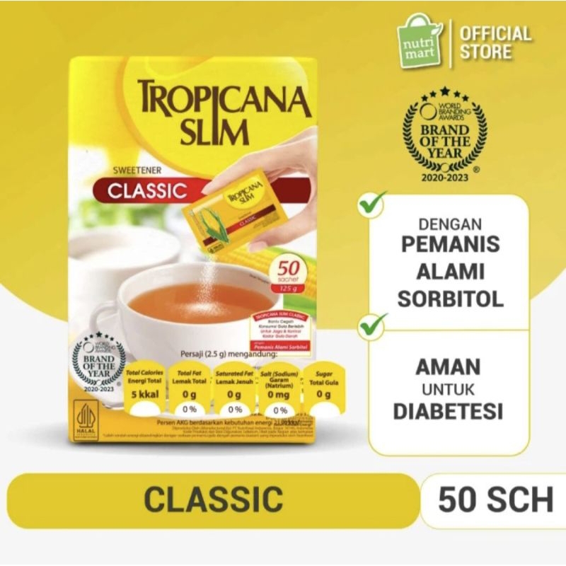 

Tropicana slim isi 50 sachet
