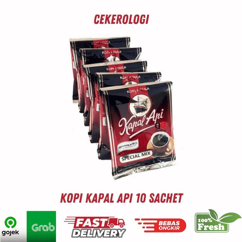 Kopi Kapal Api 10sachet / Kopi Kapal Api / Kopi / JABODETABEK / Kopi Renceng