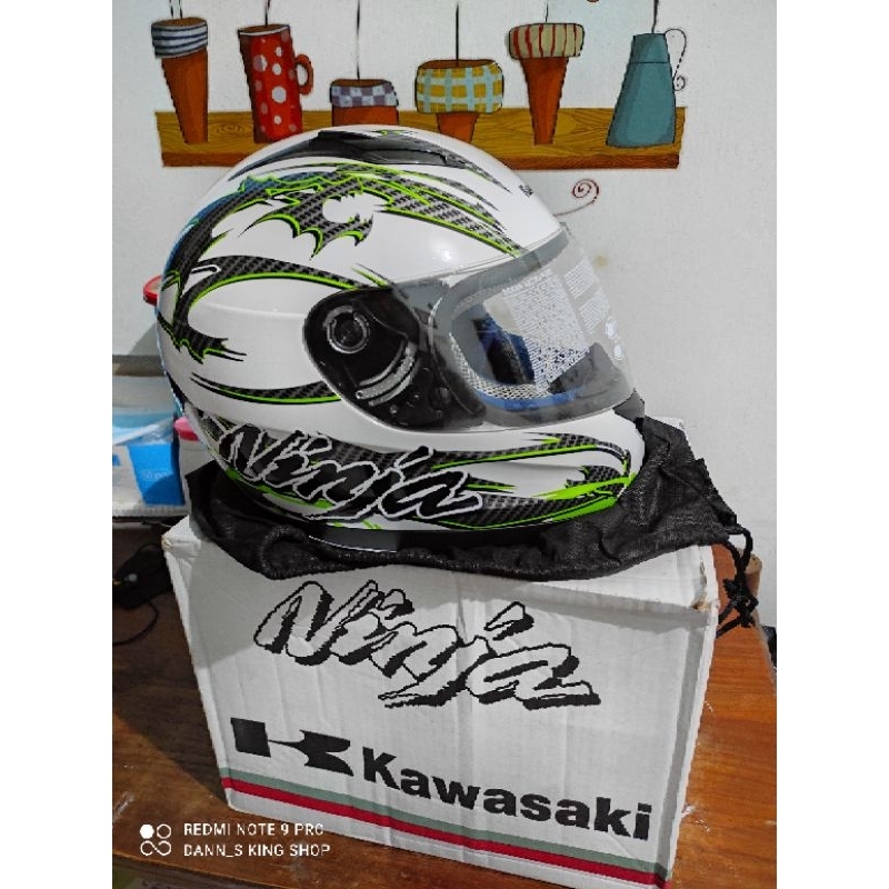 helm kawasaki ninja rr original baru