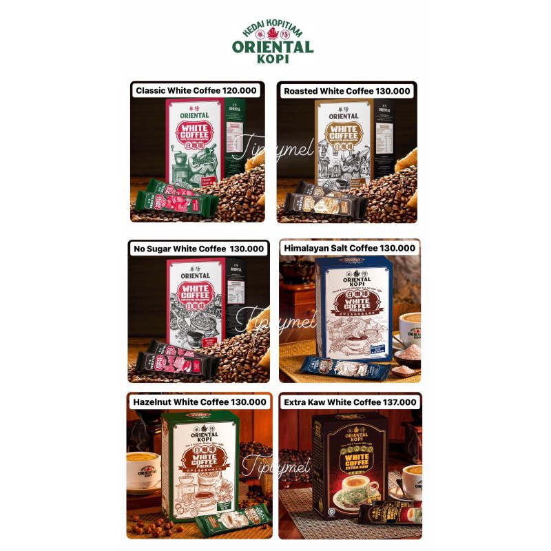 

Oriental Kopi Coffee Chocolate Tea Pineapple tart Kaya Butter