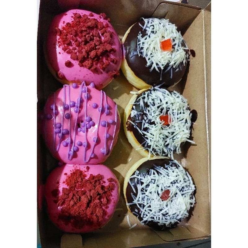 

Donat mini isi 6 varian mix