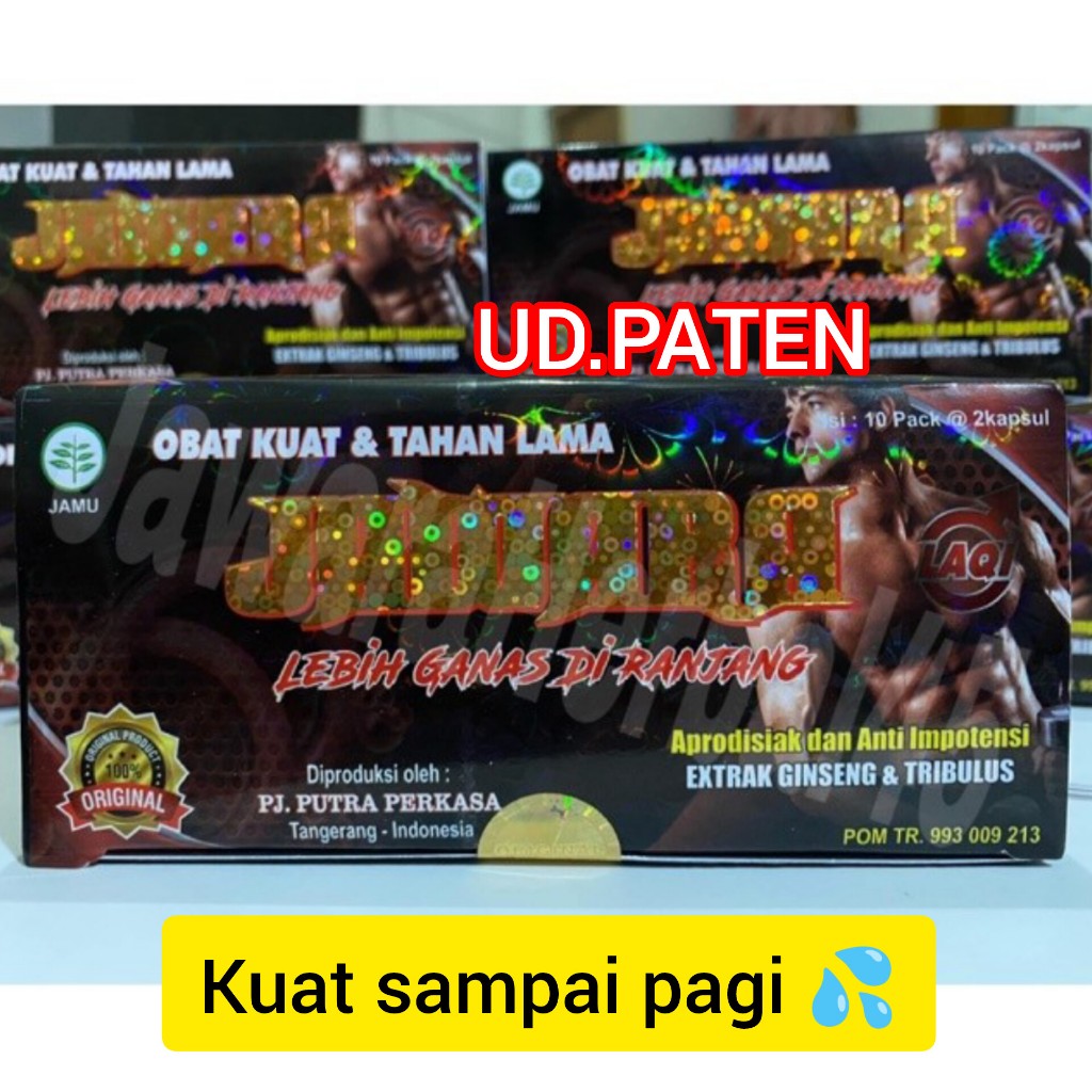 Jjh jamu herbal jawara kapsul obat keseatan pria isi 10 sachet