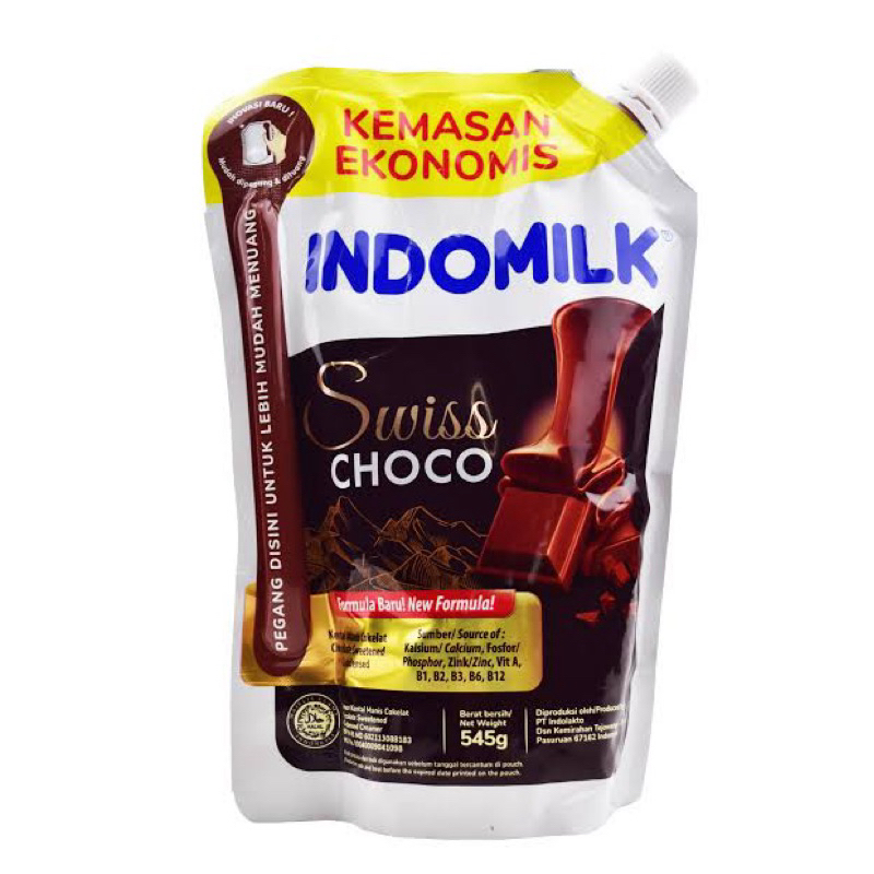 

indomilk susu kental manis swiss choco 545 gram
