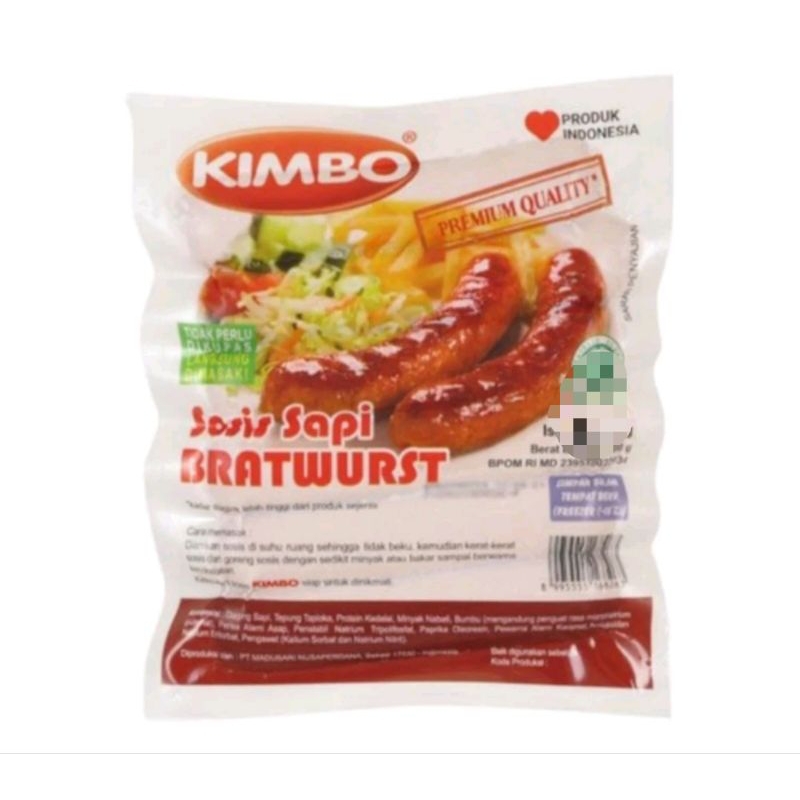 

Sosis Kimbo Bratwurst original