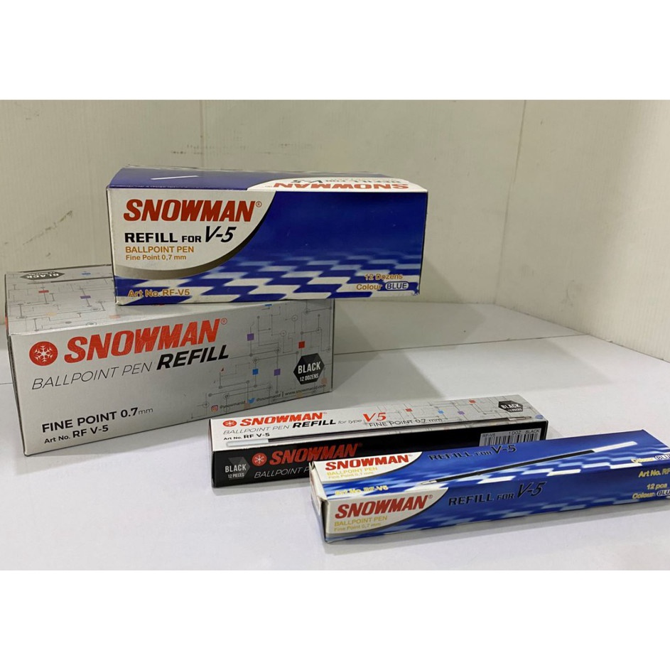 

CUCIGUDANG Refill Isi pen Snowman V5 Per lusin