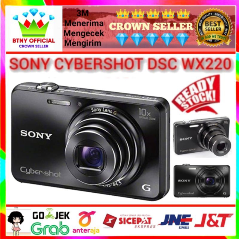 Camera Sony Cybershot DSC-WX220 / Kamera Pocket Sony DSC WX220 WFI NFC WX 220