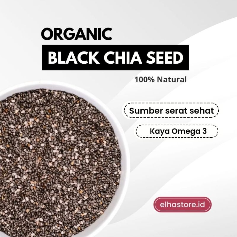 

Premium Organic BLACK CHIA SEED Original Chiaseed