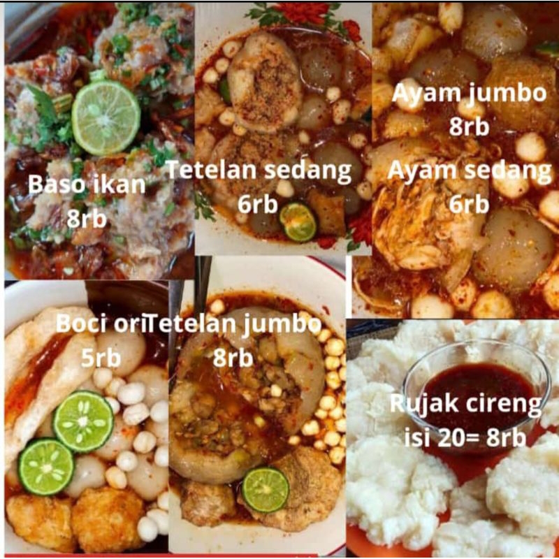 

Baso Aci Bumbu Rawit Asli