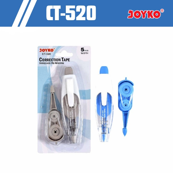 

(PCS) Tip Ex Kertas Joyko CT-520 / Correction Tape Pita Koreksi Joyko CT-520 / Tip Ex Pita Murah