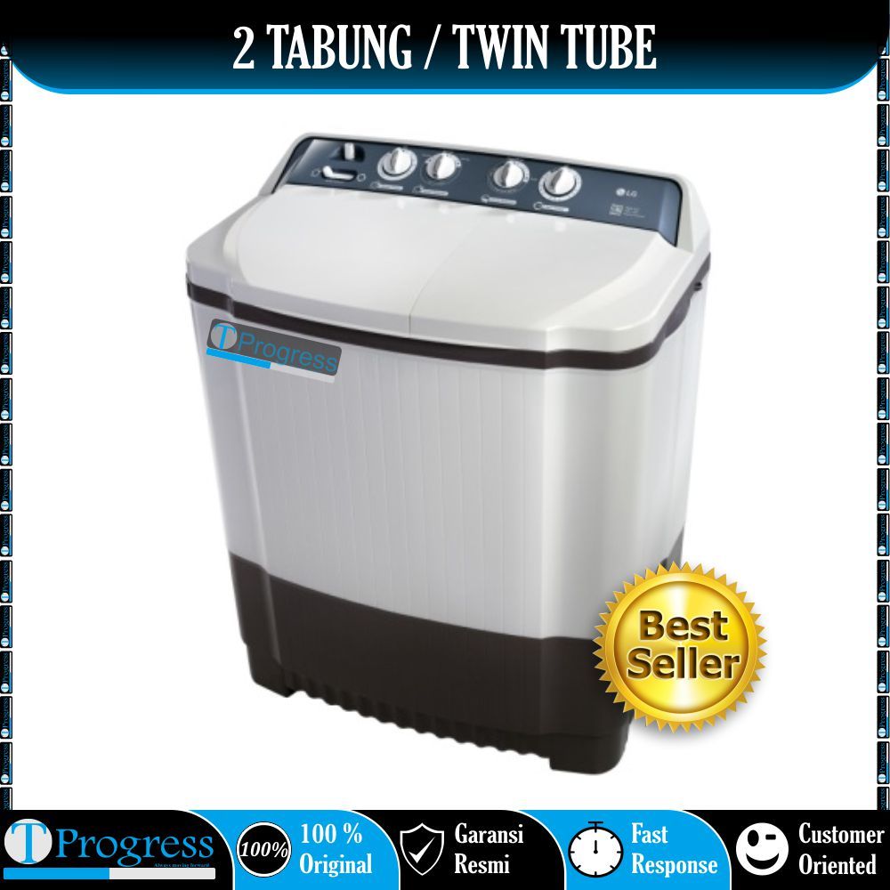 MESIN CUCI 2 TABUNG LG P800N 8KG