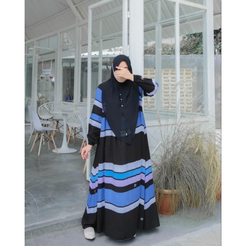dress zafeetri motif