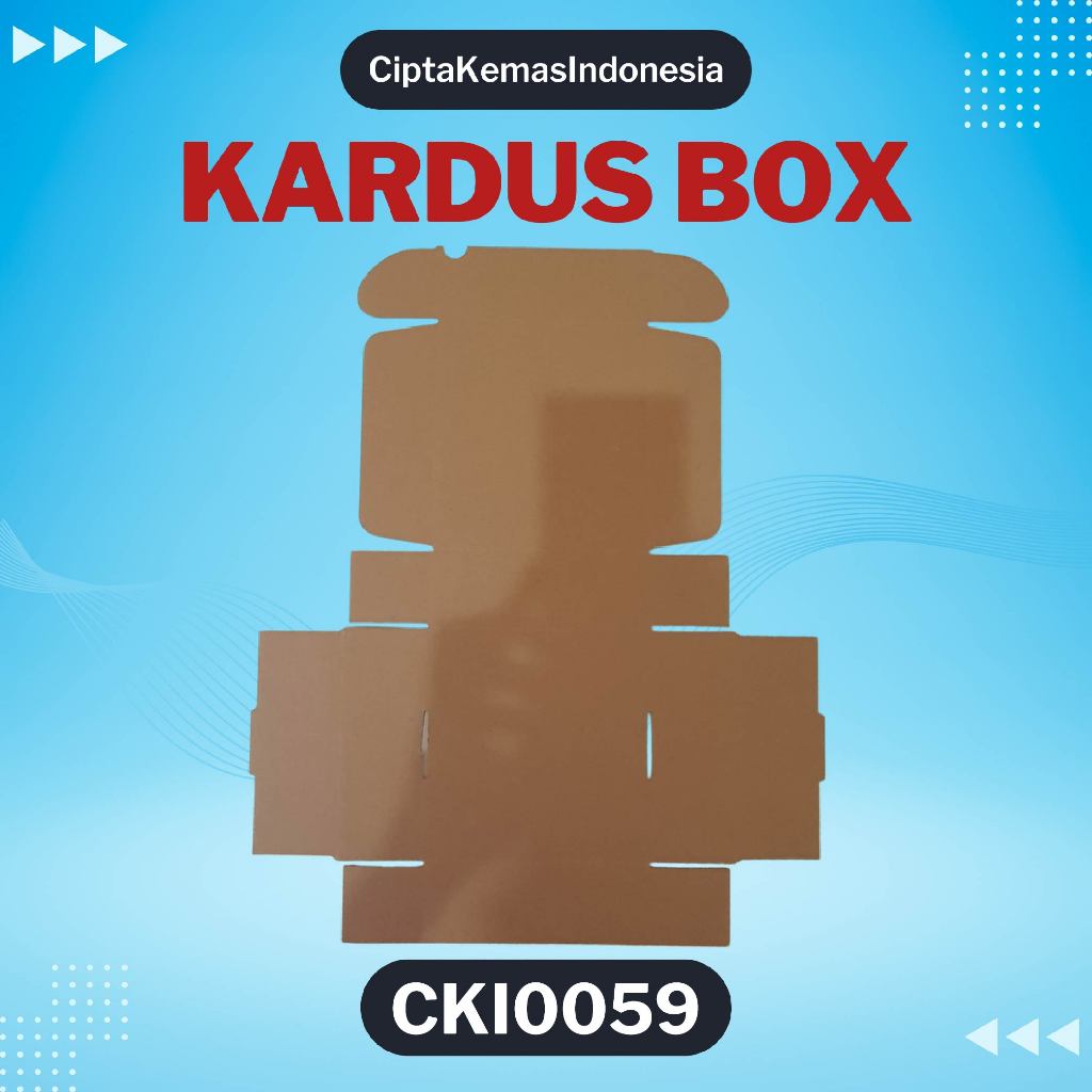 

Kardus Box Die Cut 15x14,5x5,2 cm Dus Packing Packaging Polos